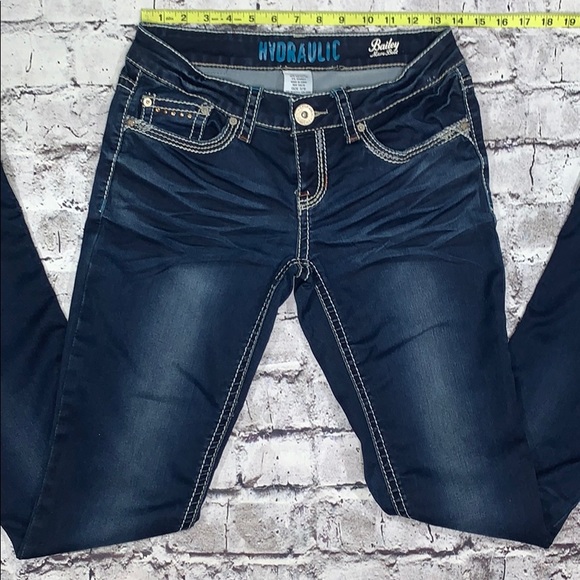 Hydraulic boot cut jeans